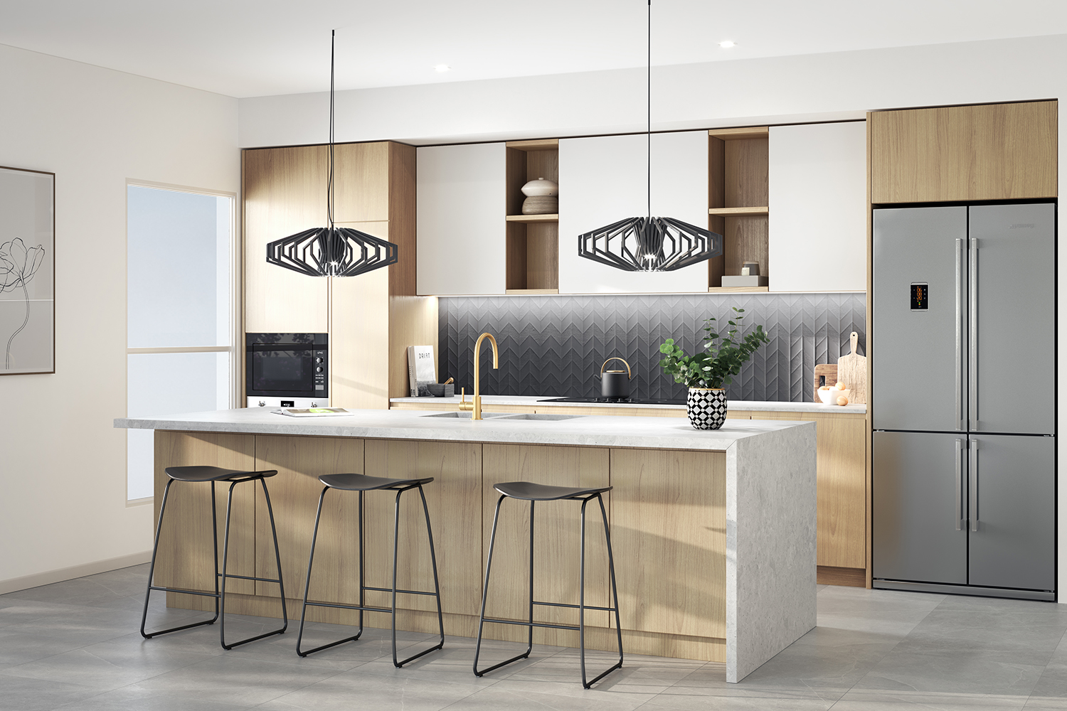 Sheehan Ave interior kitchen